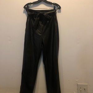 Aritzia faux leather pants